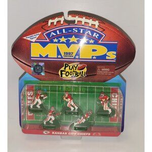 KANSAS CITY CHIEFS 1997 ALL STAR M*V*P*S FIGURINES GALOOB NEW! VINTAGE